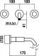 Laufen Kartell - Podomítková umyvadlová baterie, 2 rukojeti, výtok 175 mm | H3123360041201