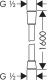 Hansgrohe Hadice - Comfortlex Sprchová hadice 160 cm, chrom 28168000 |