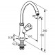 KLUDI Standard - Stojánkový ventil, chrom | 204070515