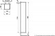 Laufen Ino - Vysoká skříňka , dveře vpravo 360x305x1800 mm | H4254520301701