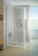 Ravak Pivot - Sprchové dveře 90 cm, bílá/bílá/čiré sklo