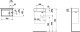 Laufen Kartell - Umyvátko, asymetrické, s armaturní deskou vpravo 460x280x120 mm | H8153340001111