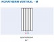 Koratherm VERTIKAL-M - Radiátor Vertikal-M typ 20, 500/144 | K20V050014-00M10