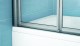 Ravak  - vanová zástěna VS3, 99,6x140 cm, satin, dekor transparent